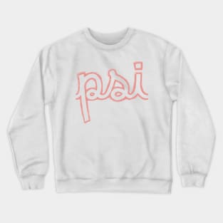 Psi Cursive Greek Letter Crewneck Sweatshirt